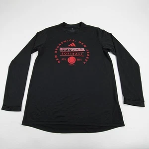 Rutgers Scarlet Knights adidas Long Sleeve Shirt Men's Black Used - Picture 1 of 5