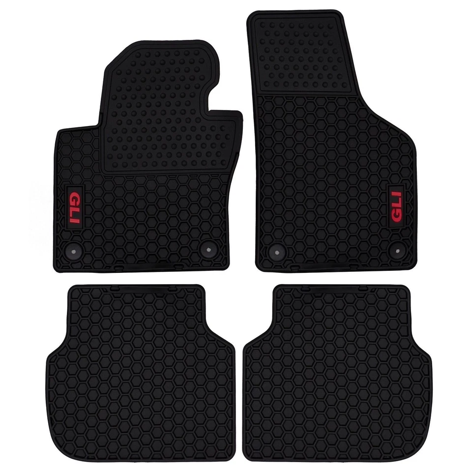 2011-2018 VW Jetta GLI Honey Comb Floor Mat (Round Clips Only) 5C7-061-550-B-041 - Imagem 1 de 4