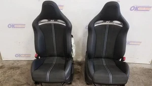 22 2022 HYUNDAI VELOSTER N LINE FRONT RECARO SEAT ASSEMBLY SET PAIR BLACK - Picture 1 of 12