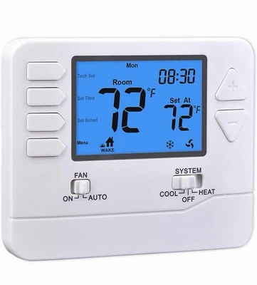 5-1-1 Day Programmable Thermostat for Home Conventional Single Stage - Image 1 of 4
