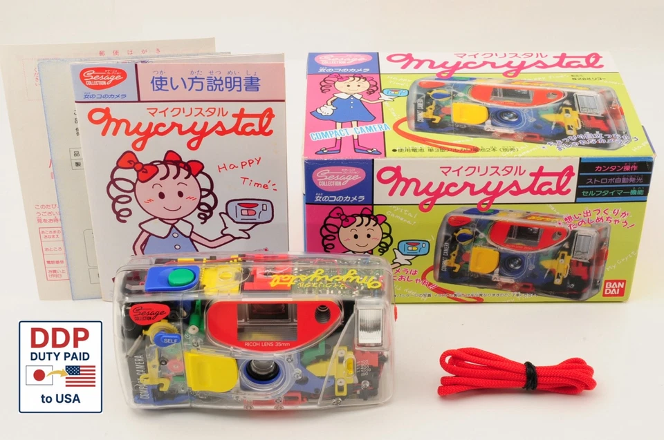 Cámara fotográfica compacta RICOH Bandai Mycrystal 35 mm 【CAJA ABIERTA】 de Japón #180 Foto 1 de 4