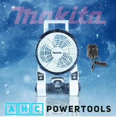 Ventilador portátil inalámbrico Makita DCF201ZW 14 - 18v LXT (blanco) con enchufe - solo cuerpo - Imagen 1 de 4