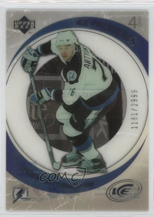 2005-06 Upper Deck Ice Ice Premieres /2999 Evgeny Artyukhin #177 Rookie RC - Image 1 of 2