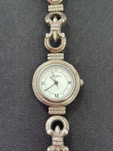Brighton Bristol Silver Tone 24mm Women's Watch Heart Band w/ T Bar Clasp - Picture 1 of 8