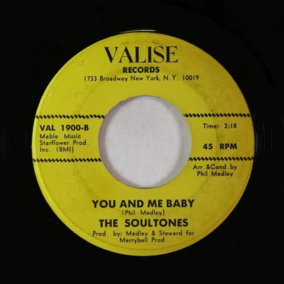 Northern/Deep Soul 45 - Soultones - You And Me Baby - Valise - Image 1 of 2