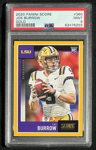 Joe Burrow Rookie RC • 2020 Puntuación #360 Oro - Variación LSU - PSA 9 Como Nuevo - Imagen 1 de 2