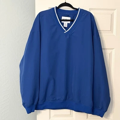 Vintage Wear Guard Windbreaker Jacket Mens 2XL Blue Lined - Image 1 of 4