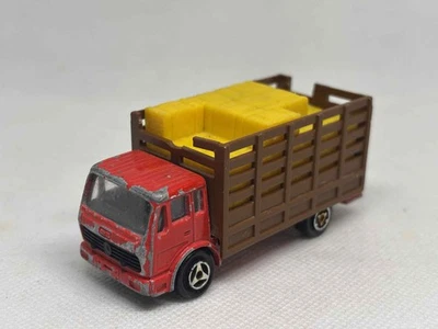 Majorette 213 'Mercedes Hay/Forage Lorry/Truck Red No.254 - Image 1 of 4