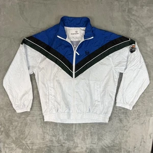 Sergio Tacchini Monte Carlo Track Jacket Men’s L Large White Blue - Picture 1 of 7