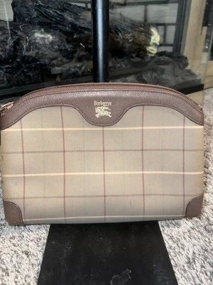 Bolso de mano Burberry de lona a cuadros Foto 1 de 4