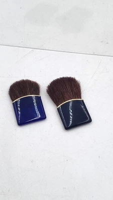 2 brochas bronceadoras planas vintage Estee Lauder azul dorado Foto 1 de 4