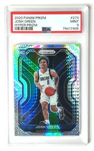 Panini Prizm Hyper Prizm #274 Josh Green Mavericks PSA 9 2020-21 - Imagen 1 de 3