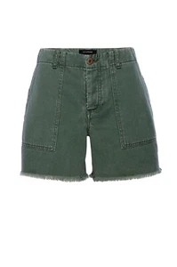 Le Superbe Shorts Womens sz 4 Beach Crawler Cut Off Shorts Kush Green - Picture 1 of 6