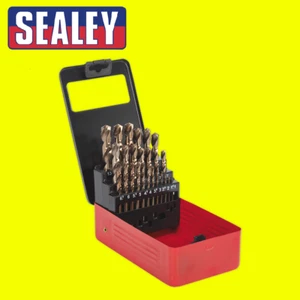 Sealey AK4702 25pc HSS Cobalt Fully Ground Drill Bit Set - Picture 1 of 2