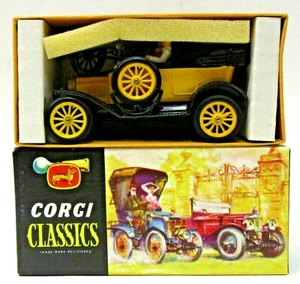 1960's Corgi Classic #9012 1915 FORD yellow & black mint in box diecast dc - Picture 1 of 6