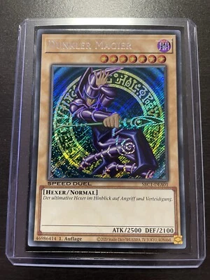 Yu-Gi-Oh! Dunkler Magier SBC1 Secret Rare Near Mint Speed Duell 1. Auflage - Bild 1 von 4