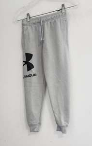 Under Armour Big Boys Rival Fleece Logo Jogger Gray Sz YSM - NWT - Picture 1 of 1