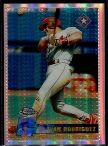 1996 Topps Chrome Refractor #39 Ivan Rodriguez Rangers HOF * Iconic Set! * - Picture 1 of 2