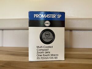 Promaster Lens SP 35-70 mm Multi Coated Zoom Lens,One Touch Macro For Canon AE 