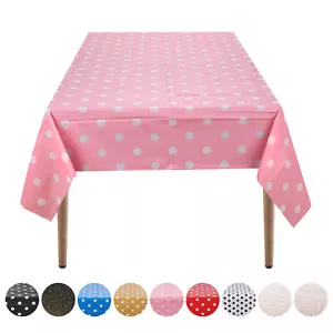 Wipe Clean Tablecloth PVC Vinyl Cover Wipeable Waterproof Table Cloth Protector - Picture 1 of 58