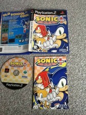 PLAYSTATION 2 GAME-SONIC MEGA COLLECTION PLUS + MANUAL