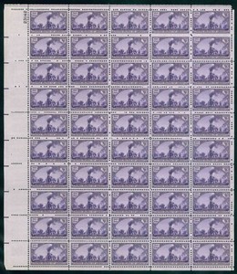 Scott #922 3¢ First Transcontinental Railroad Mint Sheet MNH  CV $17.60