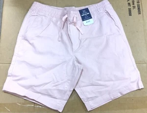 George Above The Knee Stretch Pull On Shorts Elastic Mens Pink 9 Inch Inseam - Picture 1 of 8