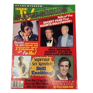 TV Super Show Vintage 1977 Celebrity Gossip Magazine Elvis Henry Winkler 70's - Picture 1 of 9