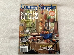 VINTAGE COUNTRY SAMPLER MAGAZINE SEPT 2010 SERVE UP FALL~GR MAGAZINE 4 IDEAS - Picture 1 of 1