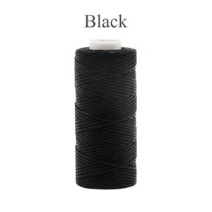 0.8mm Round Waxed Thread for Leather Craft Sewing Polyester Cord Wax Strings 50M - Picture 1 of 32