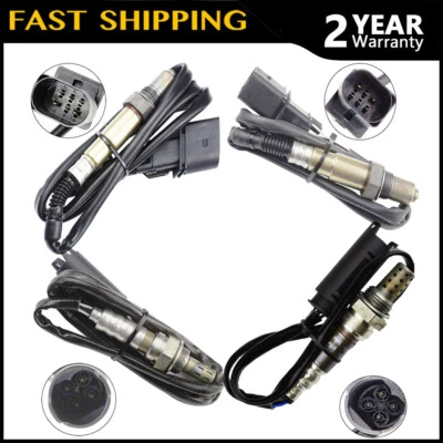 4pcs Oxygen O2 Sensor Upstream & Downstream For 2004 2005 2006 BMW X5 4.4L 4.8L Foto 1 de 4