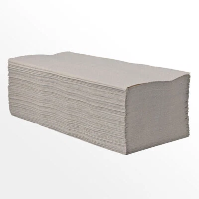 HANSEPACK24 GMBH 10000x Papierhandtücher Handtuchpapier 1lagig Falthandtuch 25x23cm ZZ / V