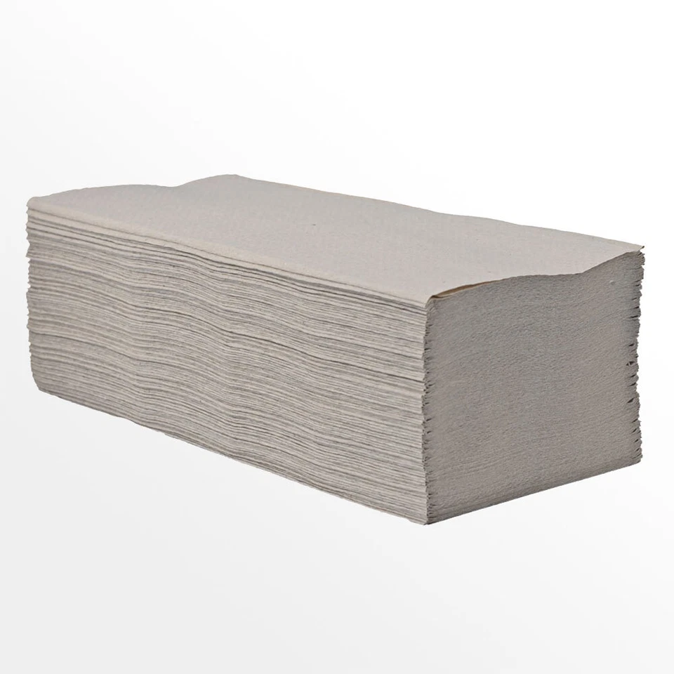 HANSEPACK24 GMBH 10000x Papierhandtücher Handtuchpapier 1lagig Falthandtuch 25x23cm ZZ / V
