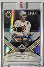 2010-11 Limited AUTO Brian LEETCH /25 SP #04/25 Panini 10/11 #151 Boston Bruins