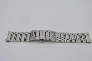 Burberry Vintage Steel Bracelet 20mm Matte Beautiful Condition New Version 2 - Picture 1 of 2