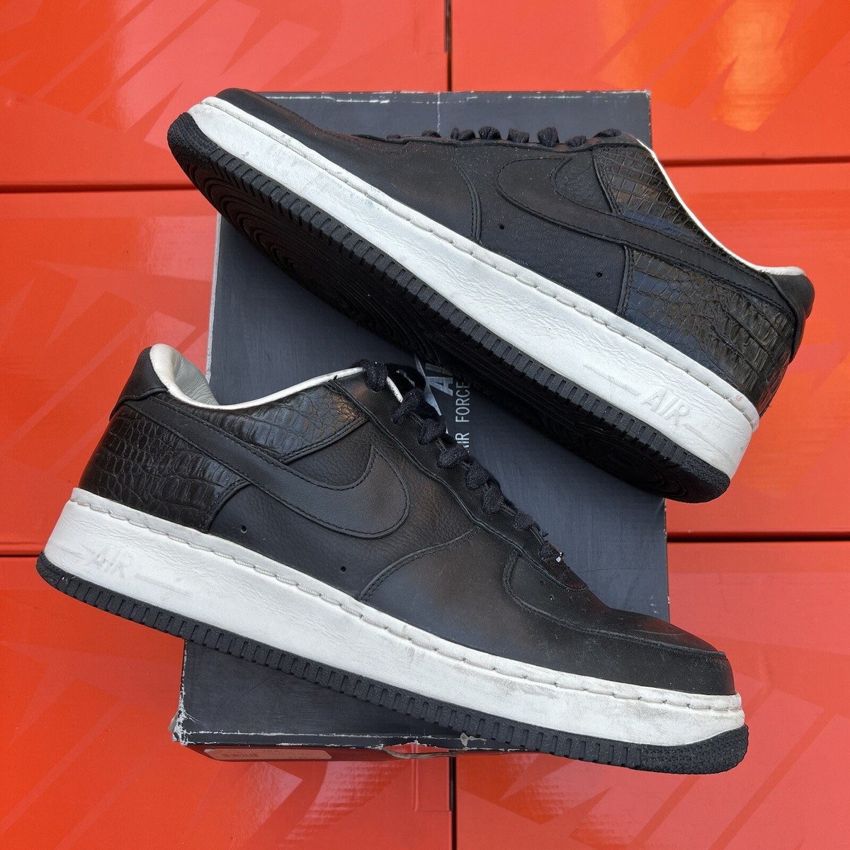 Nike Air Force 1 Supreme 07 Qk Black for Sale | Authenticity Nike Air Force 1 Supreme 07 Qk Black for Sale | Authenticity