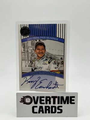 Kerry Earnhardt 2003 PRESS PASS AUTOGRAPHS AUTHENTICS NASCAR VINTAGE signed card - Image 1 of 2