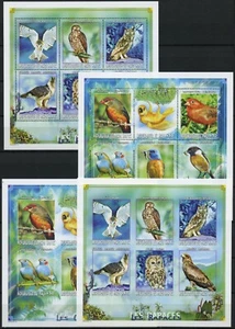 Mali 1999 uccellini gufo bussardo uhu tessitore di palme 2392-2403 A e U non dentellato MNH/569 - Foto 1 di 1