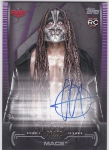 2021 Topps WWE unbestrittener Superstar Auto lila Mace Rookie 96/99 - Bild 1 von 2