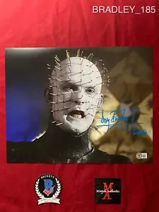 DOUG BRADLEY AUTOGRAPHED SIGNED 11x14 PHOTO! HELLRAISER! PINHEAD! HORROR BECKETT - Picture 1 of 3