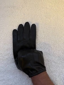 Leather Gloves Police Cop Gloves - Imagen 1 de 4