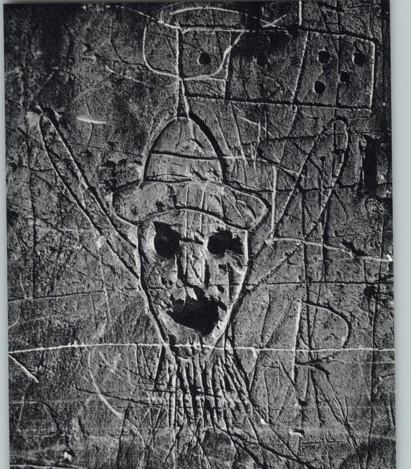 Brassai 1968 tallado en la pared graffiti hombre con sombrero arte fotograbado 11x14 Foto 1 de 1