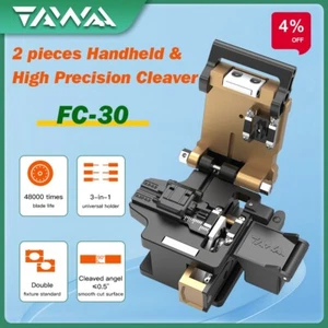 2 Pieces TAWWA 4% off FC-30 3-in-1 Holder High Precision Fiber Cleaver With Bin - Picture 1 of 6