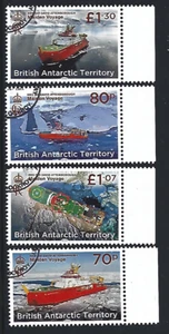 Antartico Britannico Territorio Rrs David Attenborough Set 4 Sottile Usato - Picture 1 of 1