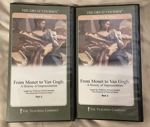 Great Courses: From Monet to Van Gogh: A History of Impressionism- Parts 1&2 VG - Picture 1 of 5