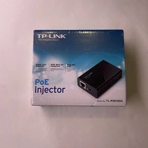 TP-LINK TLPOE150S PoE Injector - Black New Sealed In Box - Picture 1 of 2