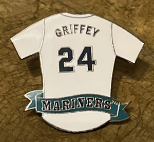 Prendedor de los Marineros de Seattle ~ Camiseta Ken Griffey #24 ~ MLB ~ De colección 1996 - Imagen 1 de 7