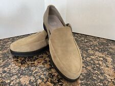 Eileen Fisher Dell Beige Taupe Suede Comfort Loafers Slip On Sz 9.5, NEW W/O Box