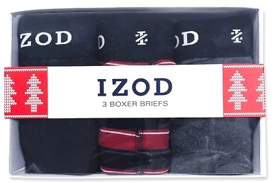 IZOD 3-упаковка уголь мульти мужской вязаный трусы-боксеры, размер маленький - рекомендуемая розничная цена производителя $40 - Изображение 1 из 4