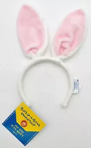 Cerchietto orecchie coniglietto Build-A-Bear peluche accessorio pasquale bianco rosa ritirato - Foto 1 di 5